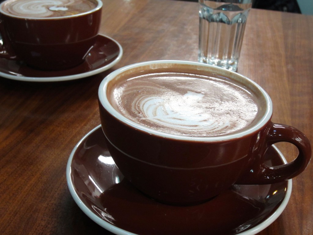 Coffee/tea go a long way in making people feel comfortable. (Distillery District, Toronto)