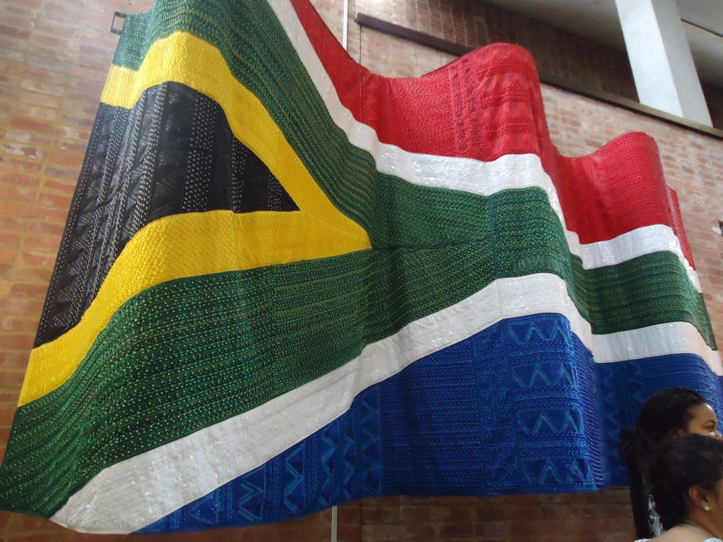 A flag to be proud of (Constiutional Court, Joburg, February 2016)