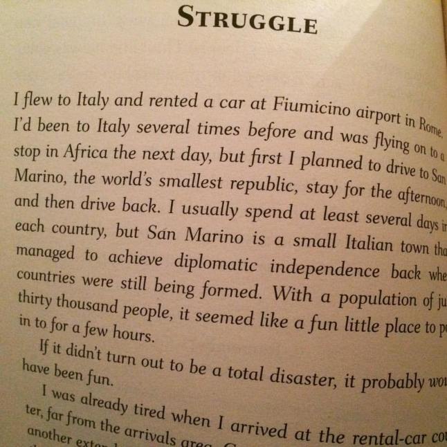 Trips to the Africa.